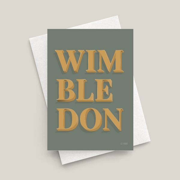 Wimbledon Greeting Card