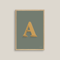 The Letter A (multiple colour ways)