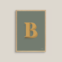 The Letter B (multiple colour ways)