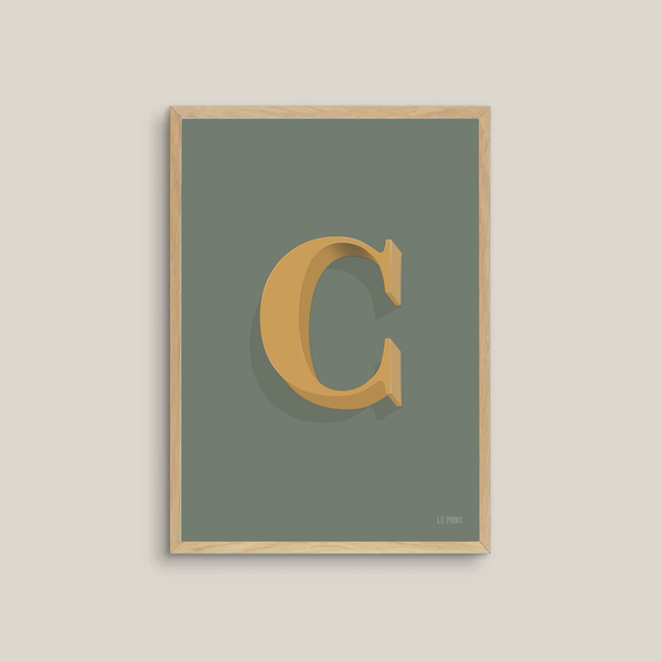 The Letter C (multiple colour ways)