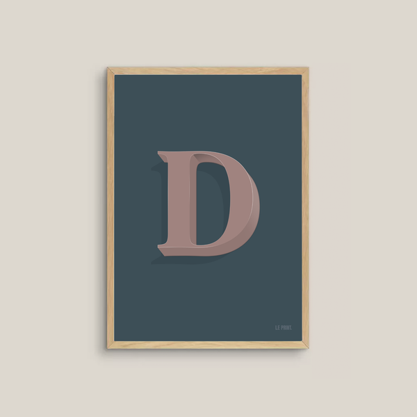 The Letter D (multiple colour ways)