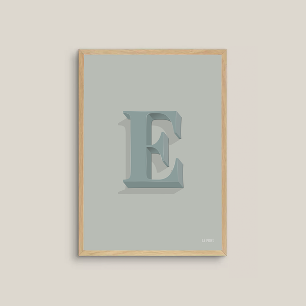 The Letter E (multiple colour ways)