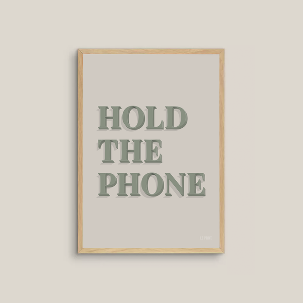 Hold The Phone (grey/green)