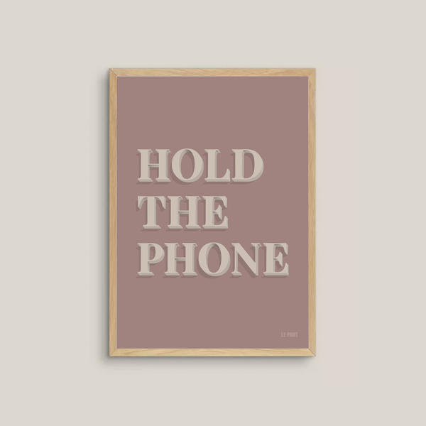 Hold The Phone (pink/grey)