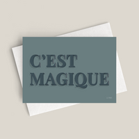 C'est Magique Greetings Card