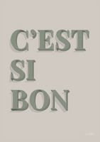 C'est Si Bon (grey/green)