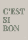 C'est Si Bon (grey/green)