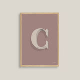 The Letter C (multiple colour ways)