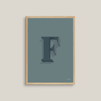 The Letter F (multiple colour ways)