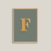 The Letter F (multiple colour ways)