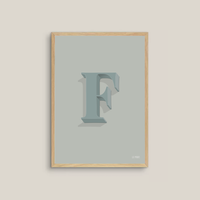 The Letter F (multiple colour ways)