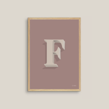 The Letter F (multiple colour ways)