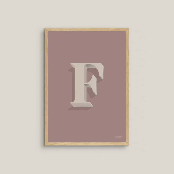 The Letter F (multiple colour ways)