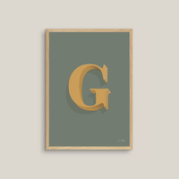 The Letter G (multiple colour ways)