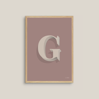 The Letter G (multiple colour ways)