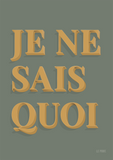Je Ne Sais Quoi (green/yellow)