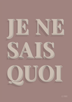 Je Ne Sais Quoi (pink/grey)