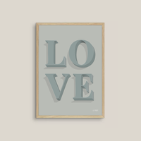 LOVE (light blue/blue)