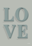 LOVE (light blue/blue)