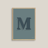 The Letter M (multiple colour ways)