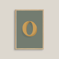 The Letter O (multiple colour ways)