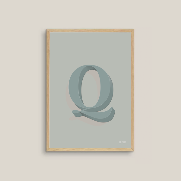 The Letter Q (multiple colour ways)