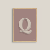 The Letter Q (multiple colour ways)
