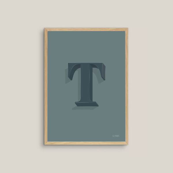 The Letter T (multiple colour ways)