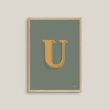 The Letter U (multiple colour ways)