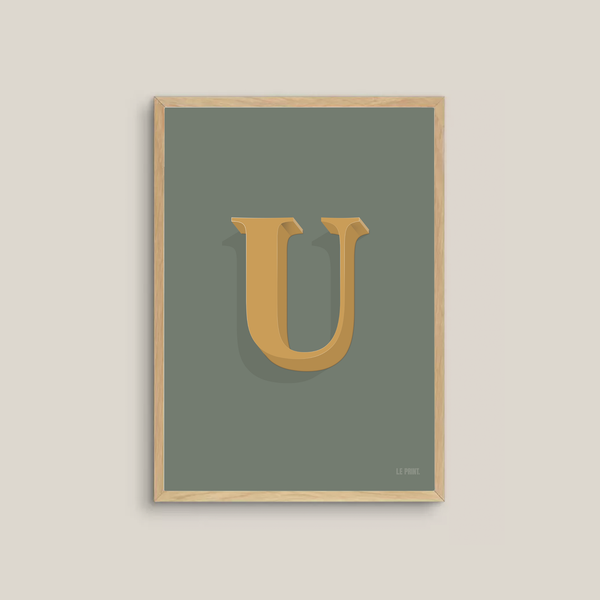 The Letter U (multiple colour ways)
