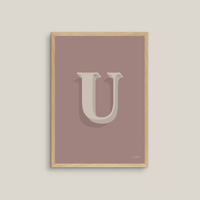 The Letter U (multiple colour ways)
