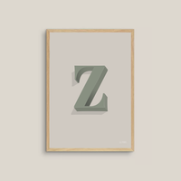 The Letter Z (multiple colour ways)